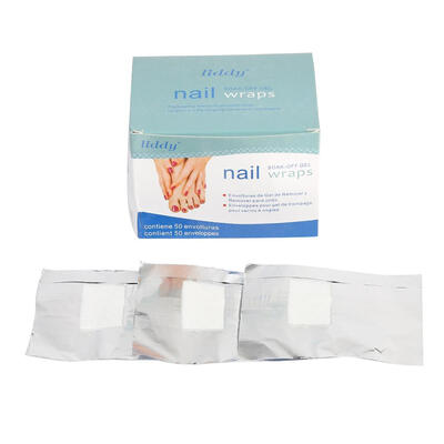 

Aluminum Foil Nail Art Soak Off UV Gel Polish Acrylic Remover Wraps