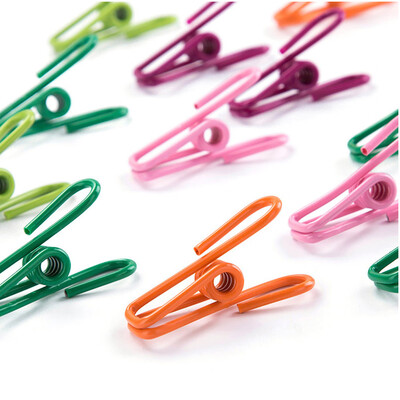 

Siaonvr 10Pcs PVC plastic Peg Pins Rope Hanging Hot Clothesline Windproof clip