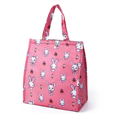 

Cute Flamingo Lunch Bag Oxford Insulated Soft Leakproof Liner Tote Bag for Picnic Boating Beach Fishing Work School