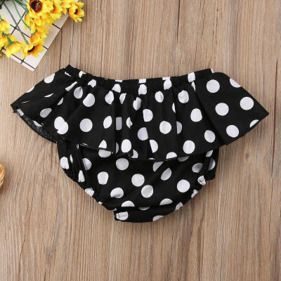 

Girls Kids Ruffle Cotton Shorts Boutique Bottoms Summer Baby Bloomers Pants 0-6Y