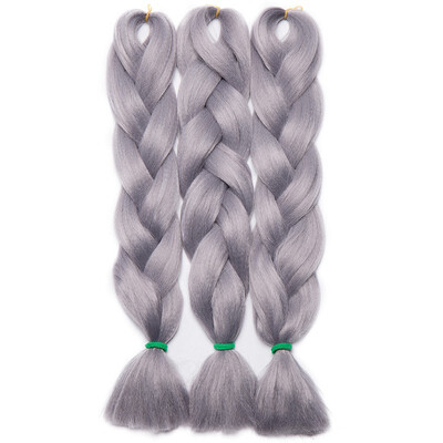 

3 Packs Braiding Hair Ombre for crochet Hair Weave with Synthetic&Twist Braiding Hair Extensions