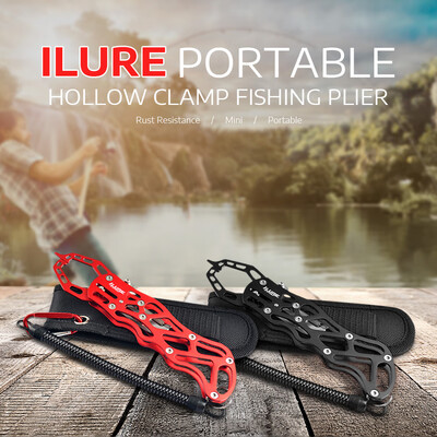 

ilure Portable Aluminum Alloy Hollow Clamp Fishing Plier