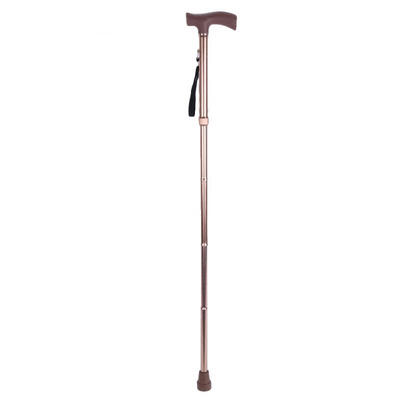 

Greensen Alloy Foldable Elderly Safety Walking Stick Guide Blind Cane Crutch Bronze Adjustable Length