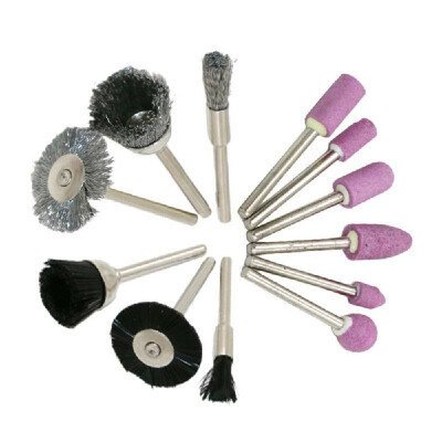 

12PCS Grinding Head Polishing Wheel Set Abrasive Burnishing Grinder Rotary Tools Brush Wire Wheel Tool Accessories