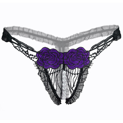

Toponeto Underwear Women Thong Bragas Sexy Panties Thong Lace Word Pants Ladies Briefs