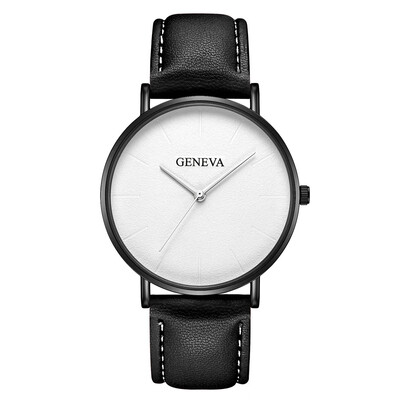 

Cheap Fashion Casual Women Students Minimalist Trend Temperament Art Design Small Dial leather Couple Watches