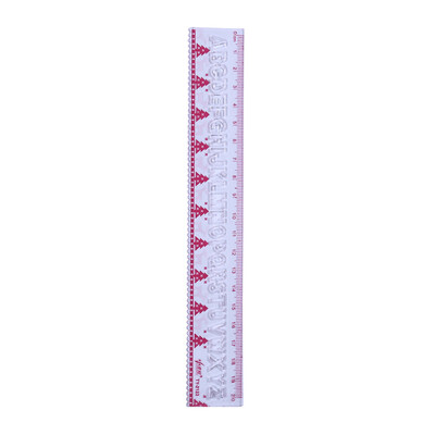 

Siaonvr Clear Plastic Straight Ruler Plastic Measuring Tool for Student School Office