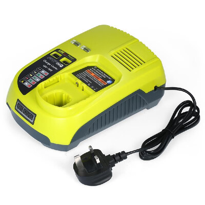 

Dual Chemistry IntelliPort Charger for All Ryobi 12V-18V ONE Lithium Battery & NiCad Universal Battery Charger Dual USB Ports Ryo
