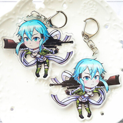 

Sword Art Online ソードアート・オンラインAnime Periphery Kirin Yasna Shino Acrylic Keychain Pendant