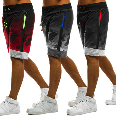 

Men Casual Short Pants Cotton Gym Fitness jogging Running Sports Wear Shorts