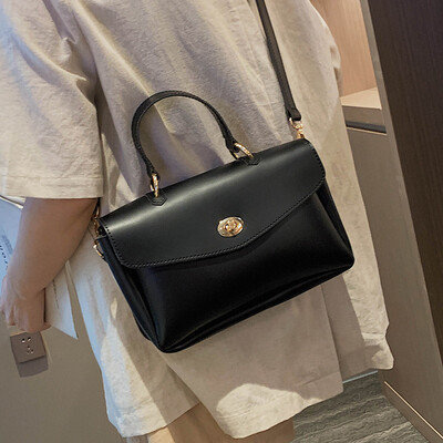 

2019 popular bag female bag new fashion casual foreign gas handbag ladies wild ins shoulder messenger bag