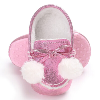 

Baby Newborn Infant Toddler Shoes Boys Girls Winter Autumn Loafer Sweet Shoes Keeping Warm Soft Sole First Walker Crib Babe