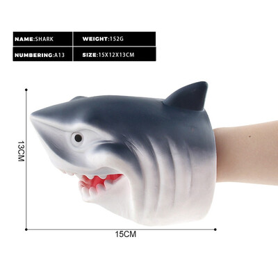 

Siaonvr Simulation Animal Head Model Hand Puppet Toy Doll Gloves Baby Child Gift