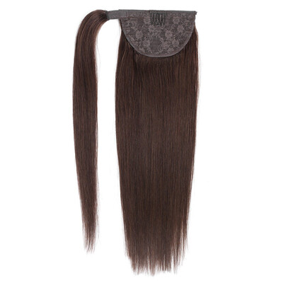 

BHF Hair Silky Straight High Ponytail With Drawstring Clip in Remy Human Hair Extensions