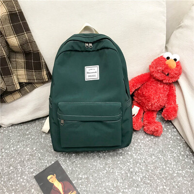 

Ancient sense of light school bag women Korean version of high school wind backpack travel small fresh college students campus sho