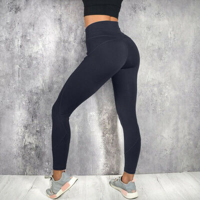 

Women High Waist Yoga Sports Gym Pants Sexy Scrunch Elastic Push Up Leggings