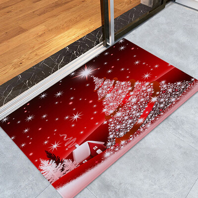 

Toponeto Merry Christmas Welcome Doormats Indoor Home Carpets Decor 40x60CM