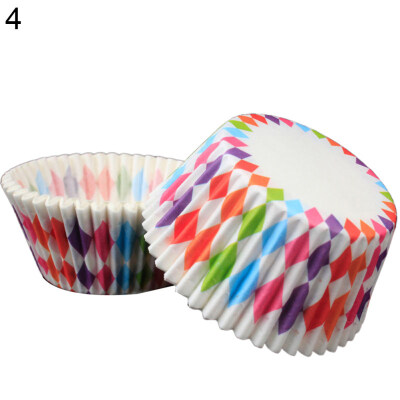 

100Pcs Lovely Cupcake Cake Liner Baking Cup Muffin Dessert Holder Kitchen Decor