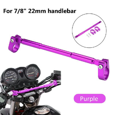 

Universal 78″ 22mm Motorcycle Handlebar Motorbike Grips Handle Bar Aluminum Alloy Brace & Clamp Adjustable Cross Bar
