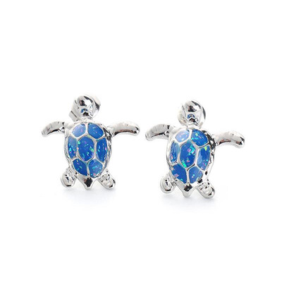 

Fire Opal Artificial Stud Earrings Earring Turtle Ear Stud