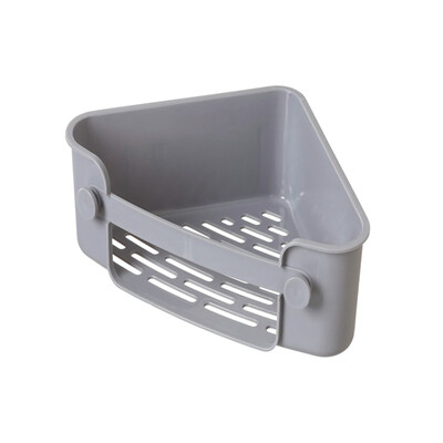 

Bathroom Organizer Corner Storage Rack Suction Cup Toilet Shower Shelf Kitchen