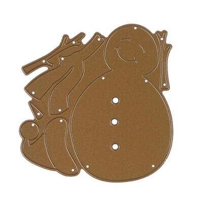 

Snowman DIY Metal Cutting Die Stencil for Scrapbook Craft Template Folder