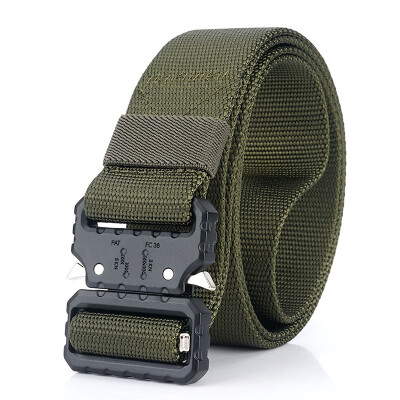 

2019 New Outdoor Motion Belt Quality Nylon Insert Buckle Men belt Casual Weaving Multifunvtion belt