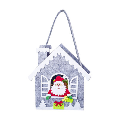 

Toponeto Christmas Flannelette Handbag Gift Party Pouch Xmas Candy Organza Candy Bag