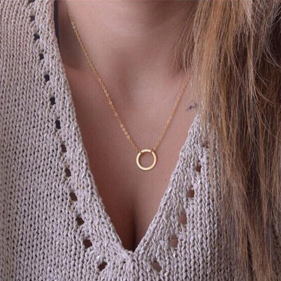 

Simple Fashion Wave Heart Jewelry Romantic Ecg Necklace Heartbeat Clavicle Chain Love Heart Pendant Necklace for Women Bijoux