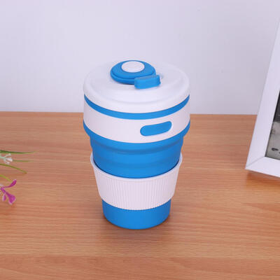 

350ml Silicone Collapsible Coffee Cup Portable Teacup Water Cups Mug for Indoor OutdoorCollapsible Silicone Cup