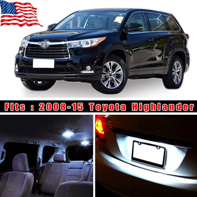 

18PCS White LED Bulb Interior Light Package Kit For 2008-2015 Toyota Highlander