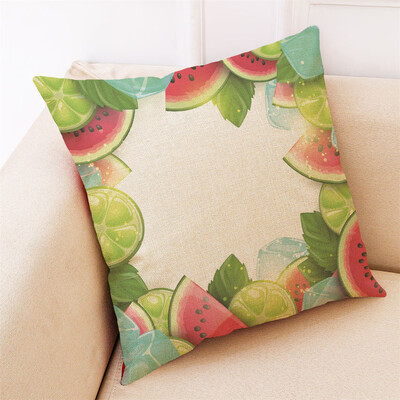 

Siaonvr Home Decor Cushion Cover Fruit Beverage Throw Pillowcase Pillow Covers
