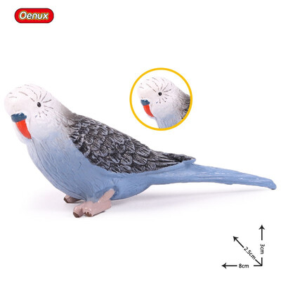 

Oenux Original Paradise Birds Flamingos Ara Seagull Pelican Snowy Owl Figurines High Quality PVC Animal Action Figure Child Toy
