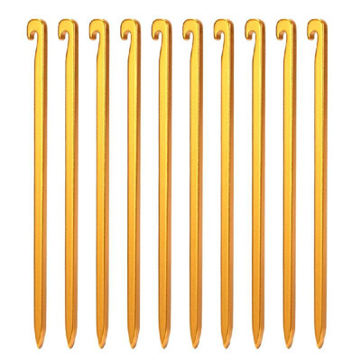 

10PCS Aluminium Alloy Outdoor Tool Camping Accessories Equipment Tent Nail Stake Peg