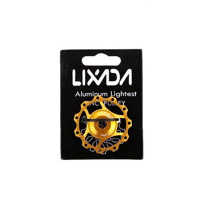 

Lixada MTB Mountain Bike Road Bicycle Rear Derailleur 7075 Aluminum Alloy 11T Guide Roller Idler Pulley Jockey Wheel Part Accessor