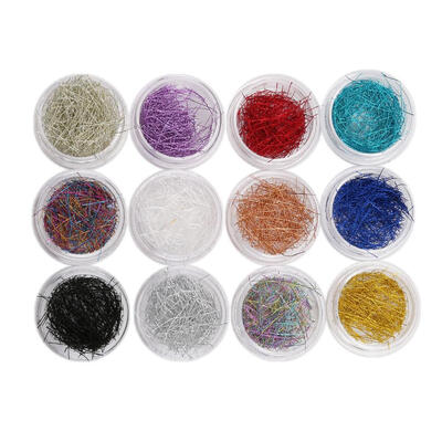 

12 Colors DIY 3D Nail Wire Lines for Nail Art Decorations Manicure Tools
