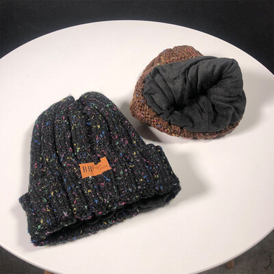 

Tailored Women Fashion Keep Warm Winter Hats Knitted Wool Hemming Hat