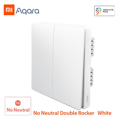 

Xiaomi Aqara QBKG04LM Smart Wall Switch Smart Wi-Fi Control Lighting from Anywhere Home Smart Wall Touch APP Home Device Remote Co
