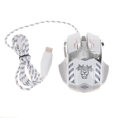 

4000 DPI 6 Button LED Optical USB Wired Gaming Mouse For PC Laptop Gamer