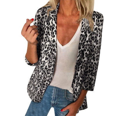

Toponeto Women Loose Blazer Top Long Sleeve Casual Jacket Ladies Office Wear Coat Blouse