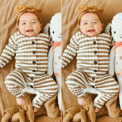 

Newborn Baby Girl Boy Autumn Clothes Romper Bodysuit Jumpsuit Playsuit Outfit