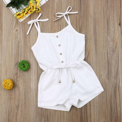 

Toddler Newborn Baby Boy Girl Sleeveless Romper Bodysuit Jumpsuit Outfit Clothes