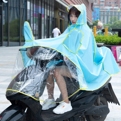 

New EVA Waterproof Poncho Riding Rain Coat Outdoor Durable Motorcycle Rainwear impermeable Bicycle Raincoat  Rain Gear