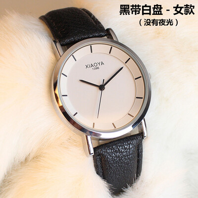 

Fashion trend watch male student Korean version simple leisure air night light womens watch waterproof quartz couple watch
