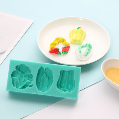 

Toponeto Vegetables Fruits Fondant Cake Silicone Molds Soap Chocolate Baking Moulds