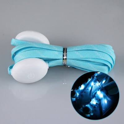 

FUNNYBUNNY LED Nylon Shoelaces Light Up Shoe Laces with Disco Flash Lighting the Night for Party Hip-hop Dancing Cycling Skating