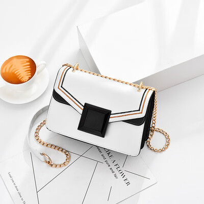 

Ladies bag 2019 summer new womens bag small square bag Korean PU leather fashion shoulder Messenger bag
