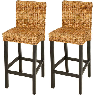 

Bar Stool 2 pcs Abaca Brown