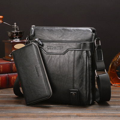 

Tailored Men Casual Crossbody Bags Men Handbag Top Quality Male Wallet Set Shoulder Bags