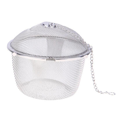 

Stainless Steel Bucket Mesh Tea Ball Stew Soup Spice Sieve Infuser Filter